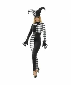 Charades Adult Mardi Gras Jester Costume