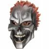 Halloween Resource Center Motor Skull Vinyl Adult Mask 2 Halloween Resource Center Motor Skull Vinyl Adult Mask