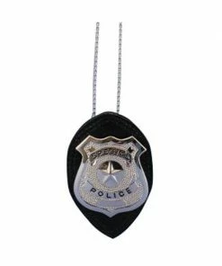 H.M. Smallwares Detective Badge On Chain