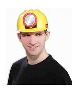 Forum Novelties Inc. Hats Miner's Helmet With Light