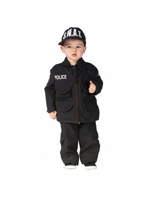 Fun World Toddler Authentinc SWAT Costume 3 Fun World Toddler Authentinc SWAT Costume