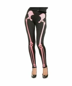 Charades Women's Skeleton Leggings Costume Leggings