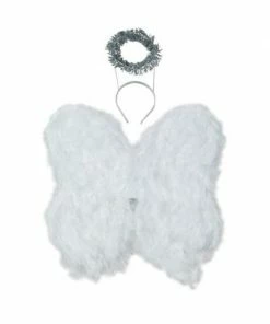California Costume Co. Child's White Angel Wings With Halo
