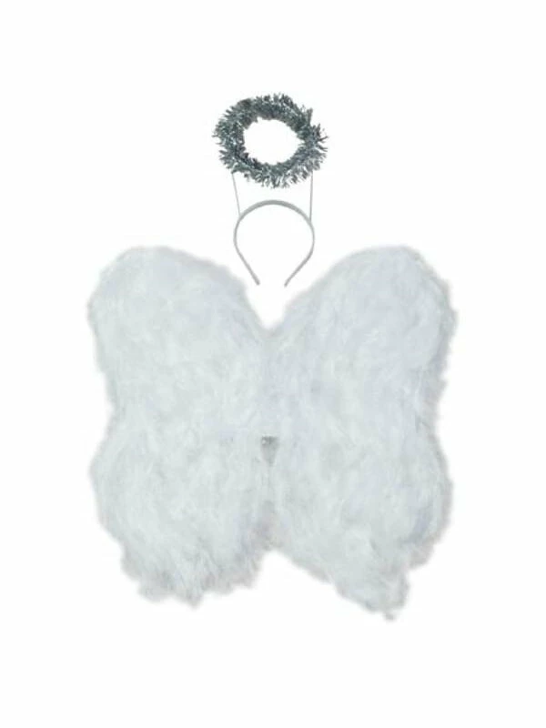 California Costume Co. Child's White Angel Wings With Halo 3 California Costume Co. Child's White Angel Wings With Halo