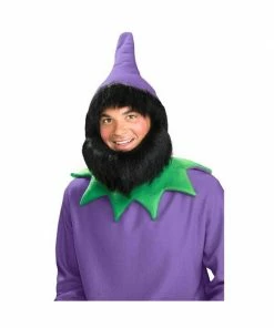 Forum Novelties Inc. Costume Facial Hair Adult Purple Elf Hat And Beard Set