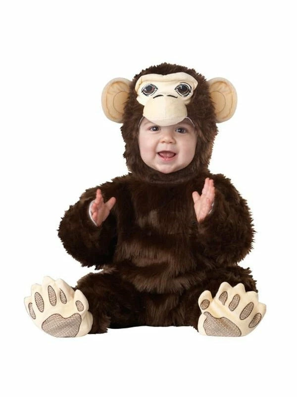 California Costume Co. Toddler Plush Chimpanzee Costume Kids Costumes 3 California Costume Co. Toddler Plush Chimpanzee Costume Kids Costumes