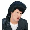 Rubies Wigs Black Greaser Mullet Wig