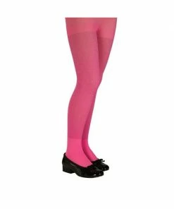 Rubies Costume Leggings Child's Pink Glitter Tights
