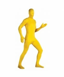 Rubies Adult Yellow 2nd Skin Suit Costume