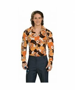 Rubies Adult Costumes Groovy Paisley Costume Shirt