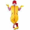 Exclusive Adult Ronald McDonald Style Clown Costume