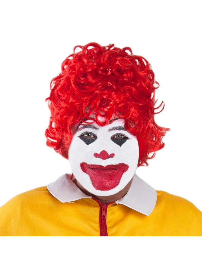 Exclusive Wigs Red Fast Food Clown Wig 3 Exclusive Wigs Red Fast Food Clown Wig