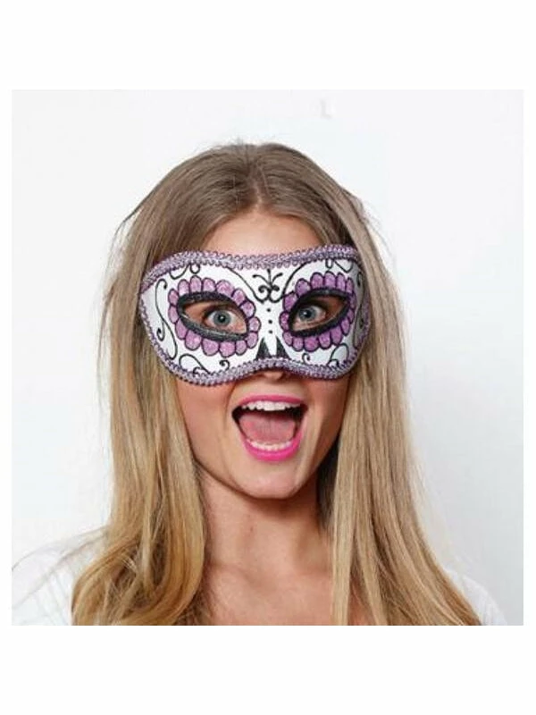 H.M. Smallwares Day Of Dead Fantasy Mask 3 H.M. Smallwares Day Of Dead Fantasy Mask