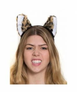 H.M. Smallwares Accessory Kits Plush Leopard Ears On Headband