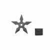 Neptune Trading Inc. 4.75" Black Rubber Training 5 Points Throwing Star Costume Accessory