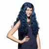 Enigma Wigs Women's Evie Long Blue Wig