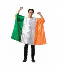 Rasta Imposta Adult Costumes Adult Ireland Flag Tunic Costume