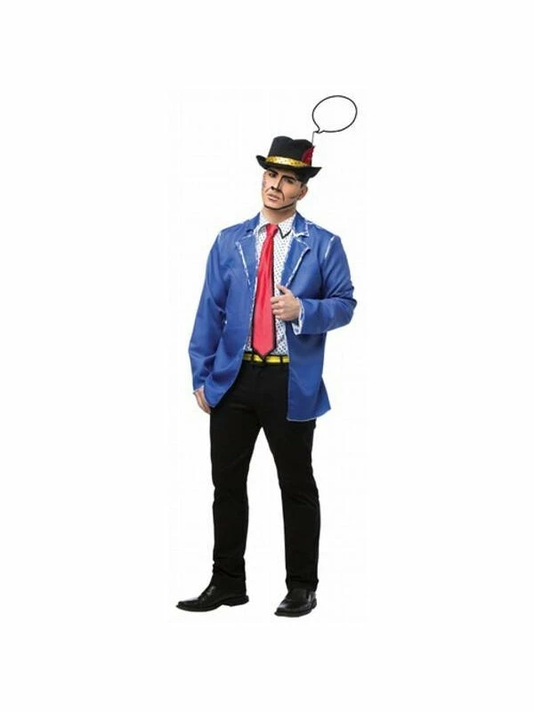 Rasta Imposta Adult Pop Art Guy Costume 3 Rasta Imposta Adult Pop Art Guy Costume