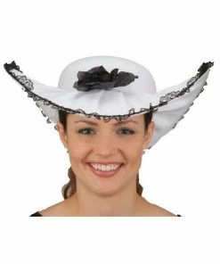 J Hat Hats Southern Belle Hat With Lace And Flowers