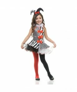 Charades 2016 Kids Costumes Child Black & White Jester Costume