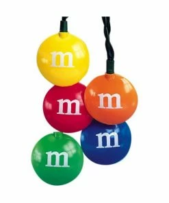 Kurt Adler M & Ms Candy String Lights