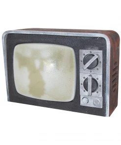 Sunstar Decor Broken Television W/Sound Halloween Prop