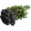 Fitco Decor Dozen Fake Black Rose W/ Rain Drops