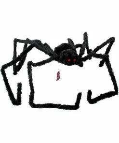 Sunstar Black Hairy Spider Prop Decor