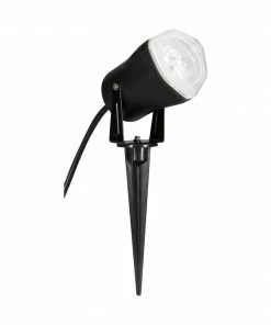 Sunstar Decor White Outdoor LED Strobing Spot Light W/Switch