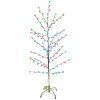 Everbright Trading Inc Silver 58" Retro Artificial Christmas Tree W/ Light Up Bells