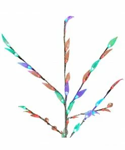 Everbright Trading Inc Silver 58" Retro Artificial Christmas Tree W/ Light Up Bells