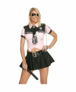 Fitco Adult Costumes Adult Pink Sexy Cop Costume