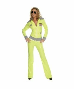 Fitco Adult Costumes Adult Sexy Vinyl Racer Outfit Costume